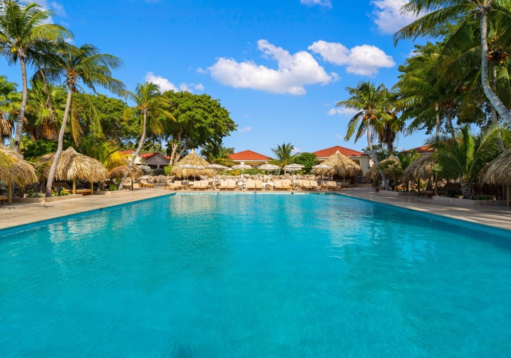 Pool area at Sonesta Livingstone Curaçao